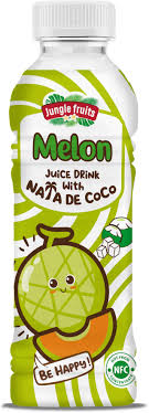 Napój z Nata de coco melon 30% soku owocowego 450 ml - Jungle Fruits