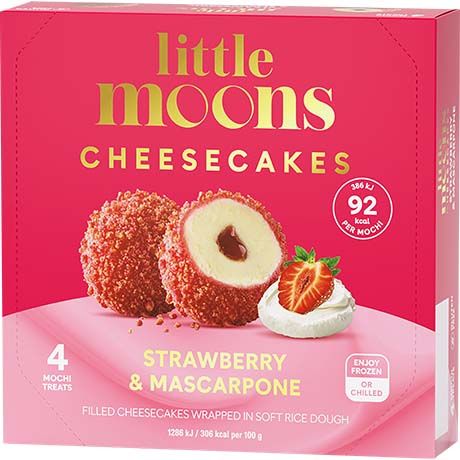 Lody Mochi Strawberry Cheesecake 192g - Little Moons