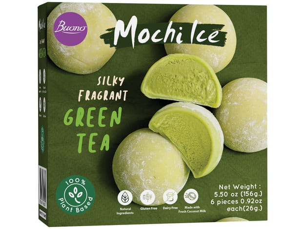 Lody Mochi Ice Green Tea 156g - Buono