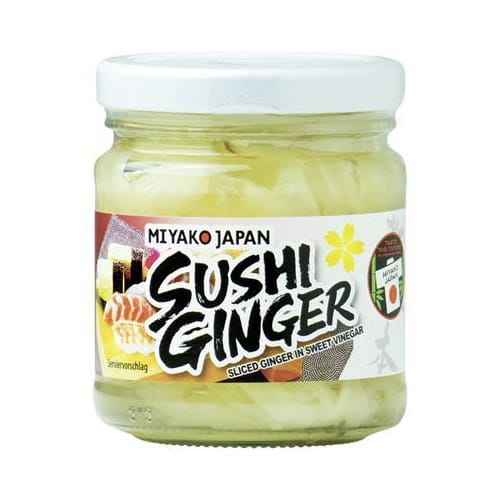 Imbir biały do sushi, marynowany 190g