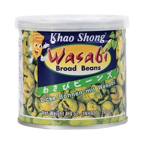 Bób prażony z wasabi 24 x 140g