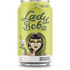 Napój niegazowany Bubble Tea Matcha Latte 315 ml - Lady Boba
