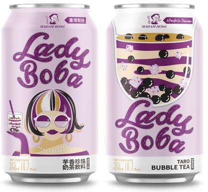 Napój niegazowany Bubble Tea Taro 315 ml - Lady Boba
