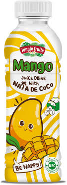 Napój z Nata de coco mango 30% soku owocowego 450 ml - Jungle Fruits