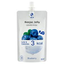 Galaretka konjac o smaku jagodowym 150 ml - JELLY.B