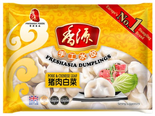 Pierogi Wieprzowina i kapusta pekińska 400g - Fresh Asia