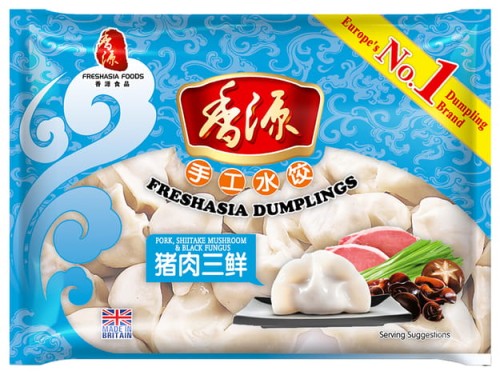 Pierogi Wieprzowina z grzybami 400g - Fresh Asia