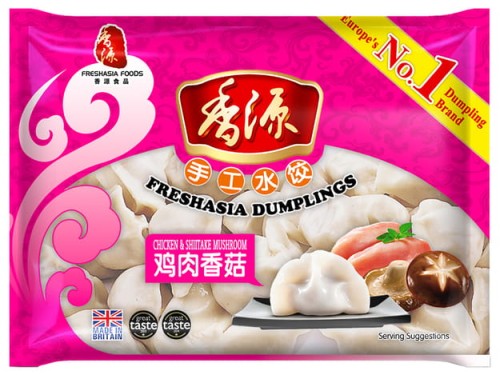 Pierogi Kurczak z grzybami 400g - Fresh Asia