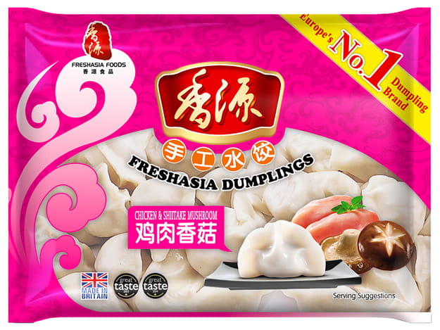 Pierogi Kurczak z grzybami 400g - Fresh Asia