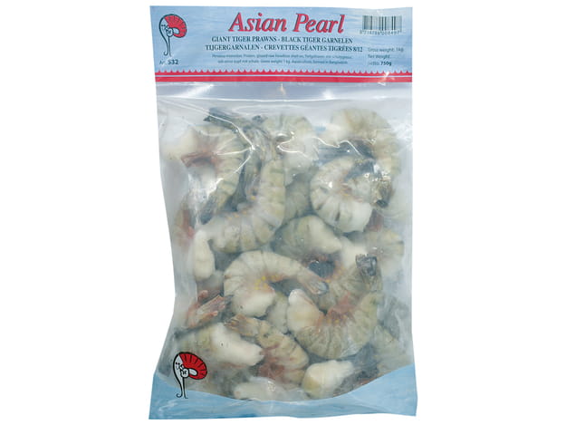 Krewetki 8,12 Ekstra duże krewetki 1kg 750g - Asian Pearl