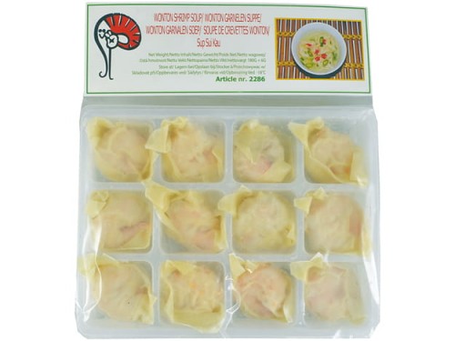 Pierożki Wonton z krewetkami 180g - Mooijer