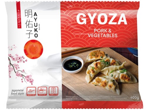 Pierogi Gyoza z Wieprzowiną i z warzywami 400g - Ayuko