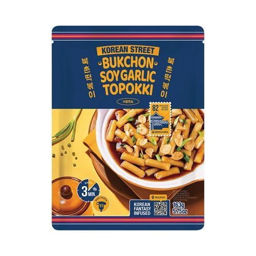 Topokki - sos sojowy & czosnek 4 x 6 x 163g