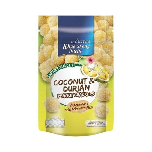 Krakersy orzechowe - Kokos & Durian 12 x 75g