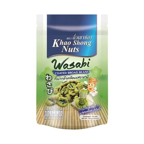 Bób prażony z wasabi 12 x 120g