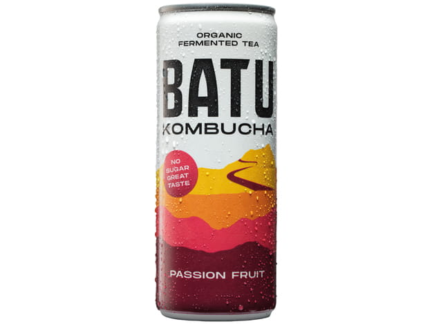 Organic Pass. Fruit&Mango Kombucha Drink