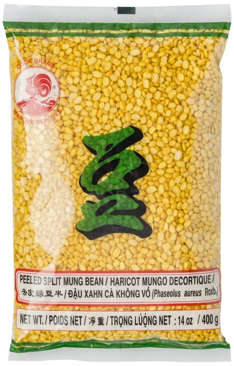 Fasola Mung obłuskane  400g - Cock Brand