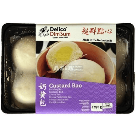 Baozi Custard Bun 270g - Delico Dimsum