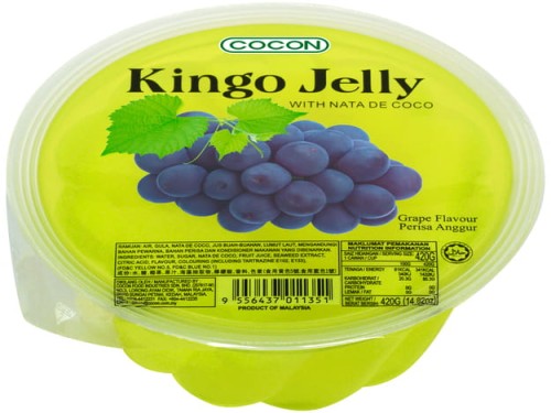 Galaretka winogronowa z nata de coco 420g - Cocon