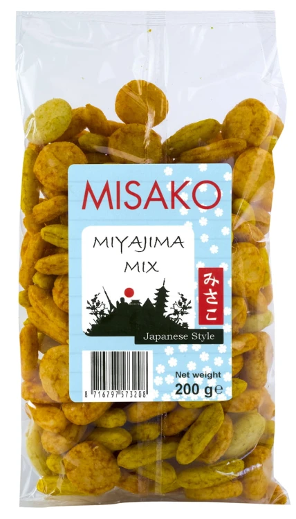 Krakersy ryżowe Miyajima mix 200g - Misako