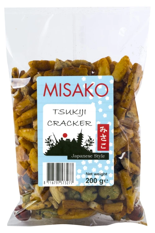 Krakersy ryżowe Tsukiji mix 200g - Misako