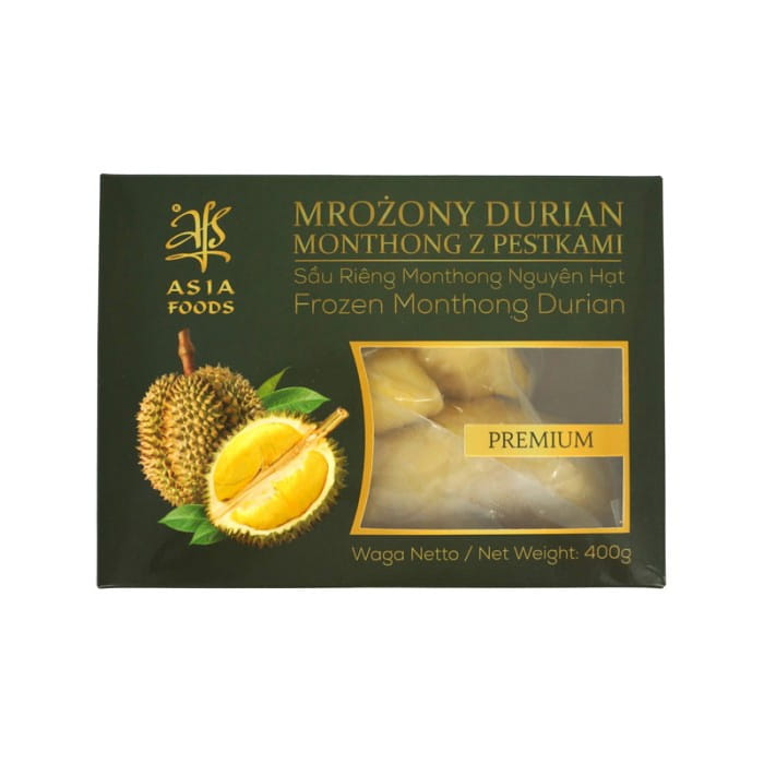 Durian Monthong z Pestkami mrożony - 400g Asia Foods