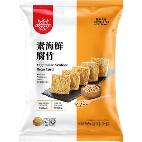 Tofu o smaku Owoce morza mrożone 500g - EVERBEST