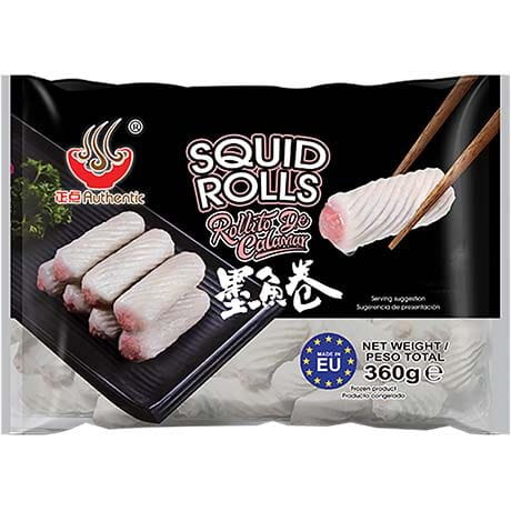 Rolki rybne z kalmarami 360g - Authentic
