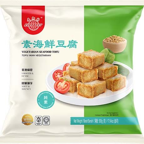 Wegetariańskie tofu o samku owoców morza 320g - Everbest