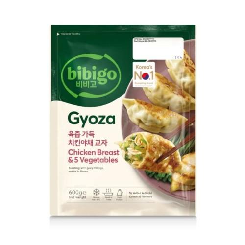 Gyoza z piersią kurczaka i 5 warzywami 600g - CJ Bibigo