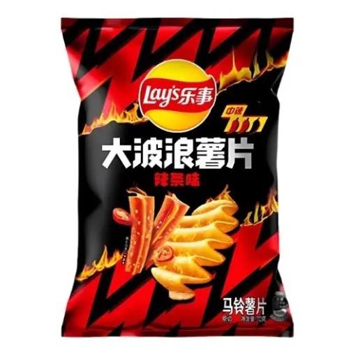 Chipsy karbowane Lay's o smaku Latiao Spicy Strip 70g - Lay's