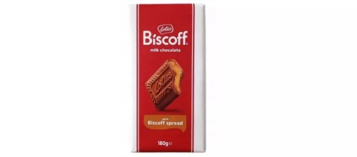 Lotus Biscoff Mleczna Czekolada z Kremem Ciasteczkowym 180g - Lotus