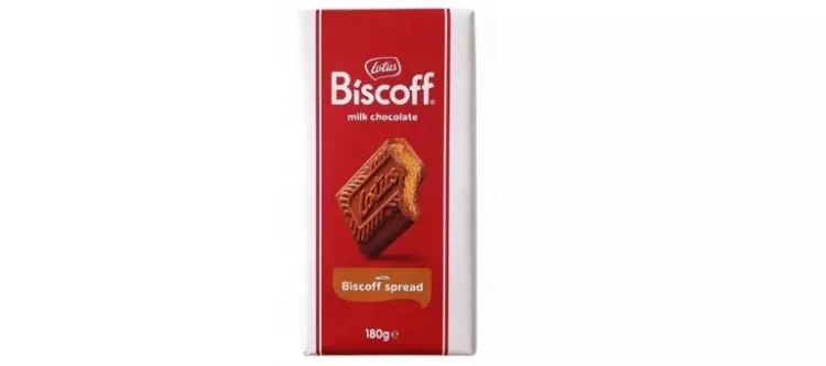 Lotus Biscoff Mleczna Czekolada z Kremem Ciasteczkowym 180g - Lotus