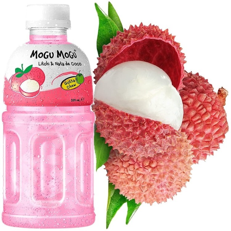 Mogu Mogu Napój Liczi z Galaretką Nata de Coco 320ml - Mogu Mogu