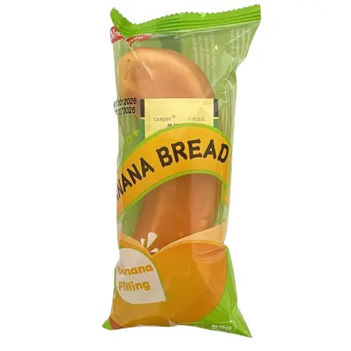 Banana Bread Chlebek Bananowy z Kremem 65g - Nutrinini