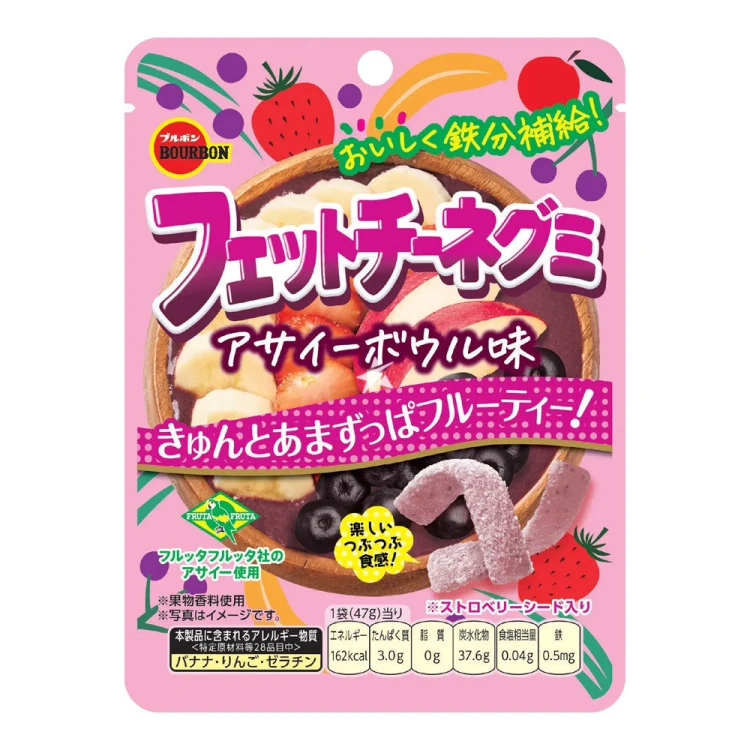 Fettuccine Gummy Acai Bowl 50g - Bourbon