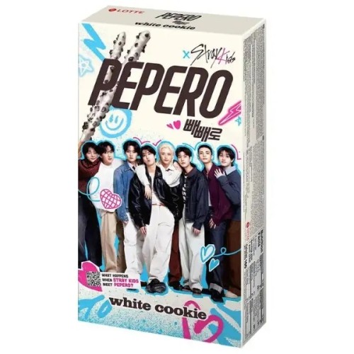Pepero Stray Kids White Chocolate Cookie 256g - Lotte