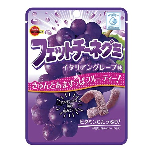 Żelki Fettuccine Winogronowe 50g - Bourbon