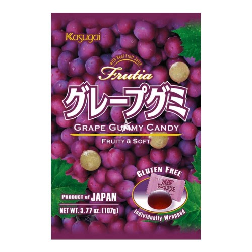 Żelki Grape Gummy Candy 107g - Kasugai